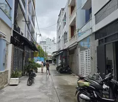 house for sale near aone tan phu supermarket - tan huong market - 4 floors - 3 bedrooms - move in immediately