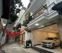 house for sale ngoc lam long bien area 85m2 car garage security area facilities