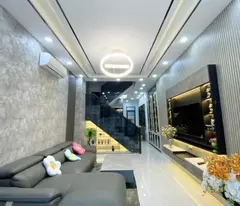 house for sale no trang long - 47 m2 - 5 floors - hxh - square window - 4 bedrooms - standard pl - 7.89 billion