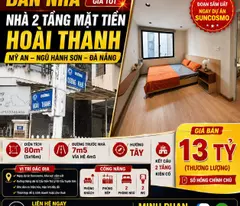 house for sale on an thuong street, 15 ngu hanh son, da nang.