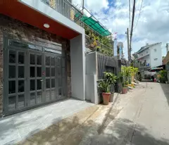 house for sale on au co street, tan phu - area 63.3m2, 4 bedrooms - 5m car alley to enter the house