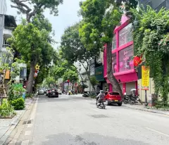 house for sale on ba trieu, hai ba trung's streets - corner lot 74m² x 6t - cash flow 100m/th - cars