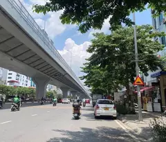house for sale on dai la street - minh khai, two ba trung, corner lot, 3 airly sided, huge front, sidewalk