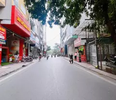 house for sale on dong da street, 111m x 3 floors, frontage 7.7m, rear hatch, sidewalk, full residential area