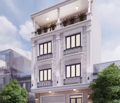 house for sale on dong hai 1 street - 4-floor independent house, business is business, cars avoid each other
