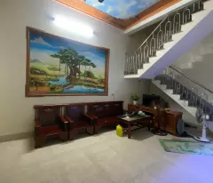 house for sale on front face at bui su tiem street, dong hung town. area 105m2. frontage 6m. area