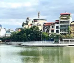 house for sale on hoang cau lake - million dollar view, 6 elevator floors, top location