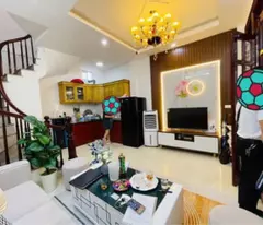 house for sale on le quang dao nam tu liem, 20m to car park, beautiful house with 3 floors, 2 open spaces 47m2 5.3 billion