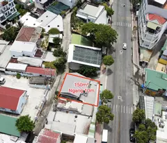 house for sale on me linh street, 11.5m wide, 173m2, price 18,500, negotiable.