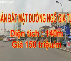house for sale on ngo gia tu street, 150 million/m2, 140m2, hai an, hai phong at low price