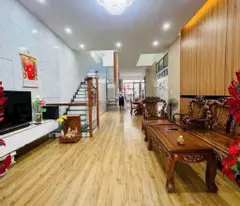 house for sale on street front in district 9, 112m², 4 floors, 5 bedrooms, 14.5 billion, red book