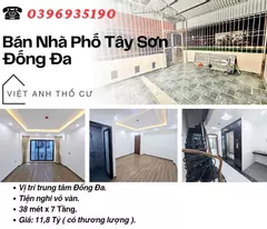 house for sale on tay son street, brand new house, farm lane near car, 38mx7t, price: 11.8 billion, contact: 0396935190.