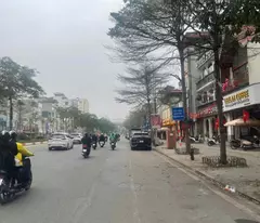 house for sale on the street - hoang cau - corner lot, wide frontage - no pt errors, stable planning