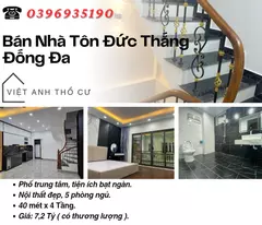 house for sale on ton duc thang street, beautiful interior, 5 bedrooms, 40mx4t, price: 7.2 billion, contact: 0396935190.