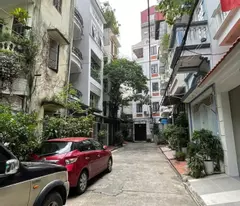 house for sale right at phuong dong - co nhue hospital, car parked at the door, people built firmly 55mx5t only 6.7 billion