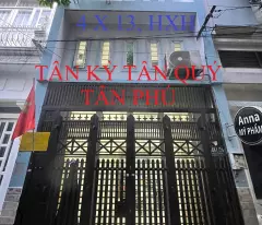 house for sale tan ky tan qui - tan phu - hxh - 4 floors - 4x13 slightly 5 billion 5
