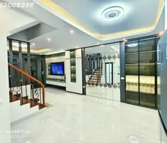 house for sale, tho quan, kham thien, dong da, area 48m x 4t fully furnished, front of house 3m wide, 40m to street