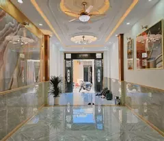 house for sale, truck alley, 4 floors, 80m2, lam thi ho, tan chanh hiep, district 12, price slightly 6 billion tl