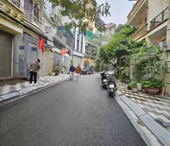 house for sale vo chi cong, tay ho. 55m2 6 floors mt 4m price 21 billion - lot division - avoiding cars - sidewalk - elevator