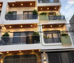 house for sale with 1 ground floor, 1 mezzanine, 2 floors, 5x19m, price 5.8 billion, 12m asphalt road, pham thi tom