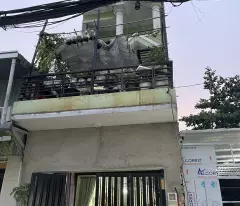 house for sale with 2 floors, 4x16m, price 7.5 billion tl, frontage on hiep thanh street 43, district 12.