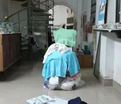 house for sale with 2 front alleys, near nguyen van lac, ward 19, binh thanh, 98m2, square, about 8 billion