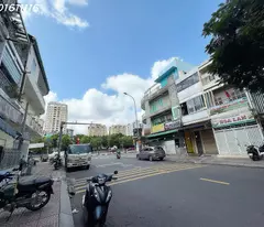house for sale with 3 business faces super beautiful location - right corner of vo van kiet & tran khac chan streets, district