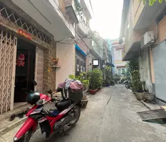 house for sale with area 44m2, car alley, hoa binh street, tan phu district