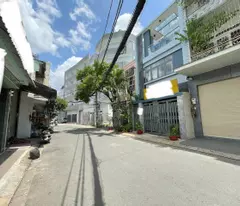 house for sale with area 90m2, width 5m - truck alley, phu tho hoa street - tan phu
