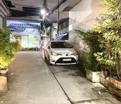house for sale with car alley, truong phuoc phan street - binh tan, 1 floor ground, full furniture free