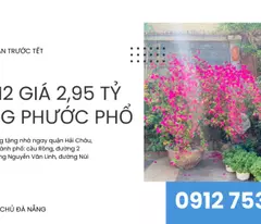 house for sale with land in tong phuoc pho, hai chau, 110m2, 2.95 billion. 0912753489