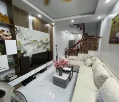 khuong dinh house for sale, 33m², 5 floors, fully furnished, wide alley only 6 billion
