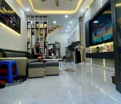 khuong trung house for sale 35m 5 floors 8.2 billion - alley in front of the house 2.3m wide 50m for car