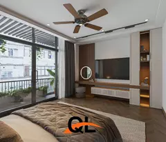 kitchen house in long bien for sale, elevator - car parking, 31m² x 5 floors + tum - mt 5.15m