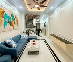lac long quan house for sale - 5 floors - full furnished for billion - 15m out of cars - wide farm lane - 8.6 billion
