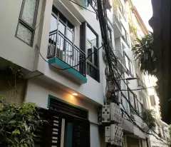 lac long quan house for sale, area 52m2, 5 floors, 6 bedrooms. closed bedroom, open alley, car passing by house (12.3 billion)