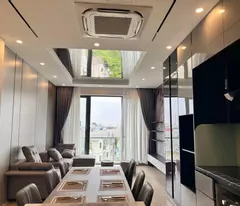 lam du house for sale 65m2* 4 floors* full furnished, wieu lake conditioner* 8.3 billion