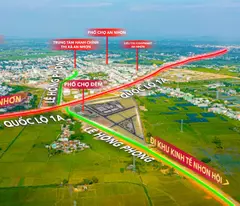 land for sale in an nhon new city of binh dinh