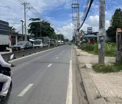 land for sale with 2 frontages 33x77m price 12 million/m2 nguyen van bua street