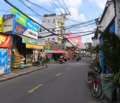land for sale with free house front 870m2 on phu chau street, tam phu thu duc ward