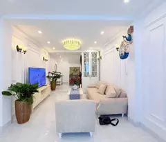 le trong tan townhouse for sale, khuong mai ward - new 5 floors, fully furnished, car 10m away - price 7.1 billion