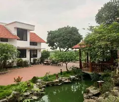 long bien garden villa, 1100m x 3 floors, 25m frontage, facing the water, high-class furniture,