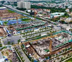 lumiere midtown progress update - sales department and some original price apartments from investor masterise