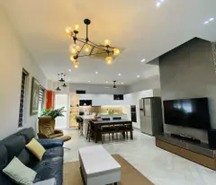 mega melosa khang dien villa for sale, 8m wide, full of super nice furniture, very good price