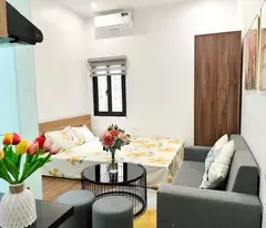 minh khai house for sale, 5t, 40m2, cash-flow apartment for living and rent, near cars.