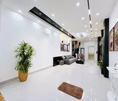 mo lao house for sale, 50m2, 5 floors, beautiful sparkling elevator, alleys on all sides, car parking at the door