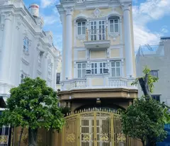 neo-classic 4-floor mini villa - 12m road with sidewalk - free euro-imported wood furniture