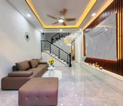 new 2-story house for sale pham van chieu near le van tho, 4m x 13m, price only 4.85 billion tl