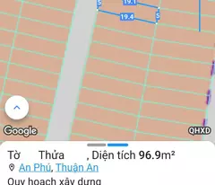 new 3-storey house for sale, 100m2 (5 x 20m) residential area, an phu thuan an, completed private book, price 5 billion