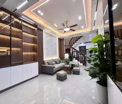 new 4-storey house for sale near times city - wide alley, fully furnished - red book by owner